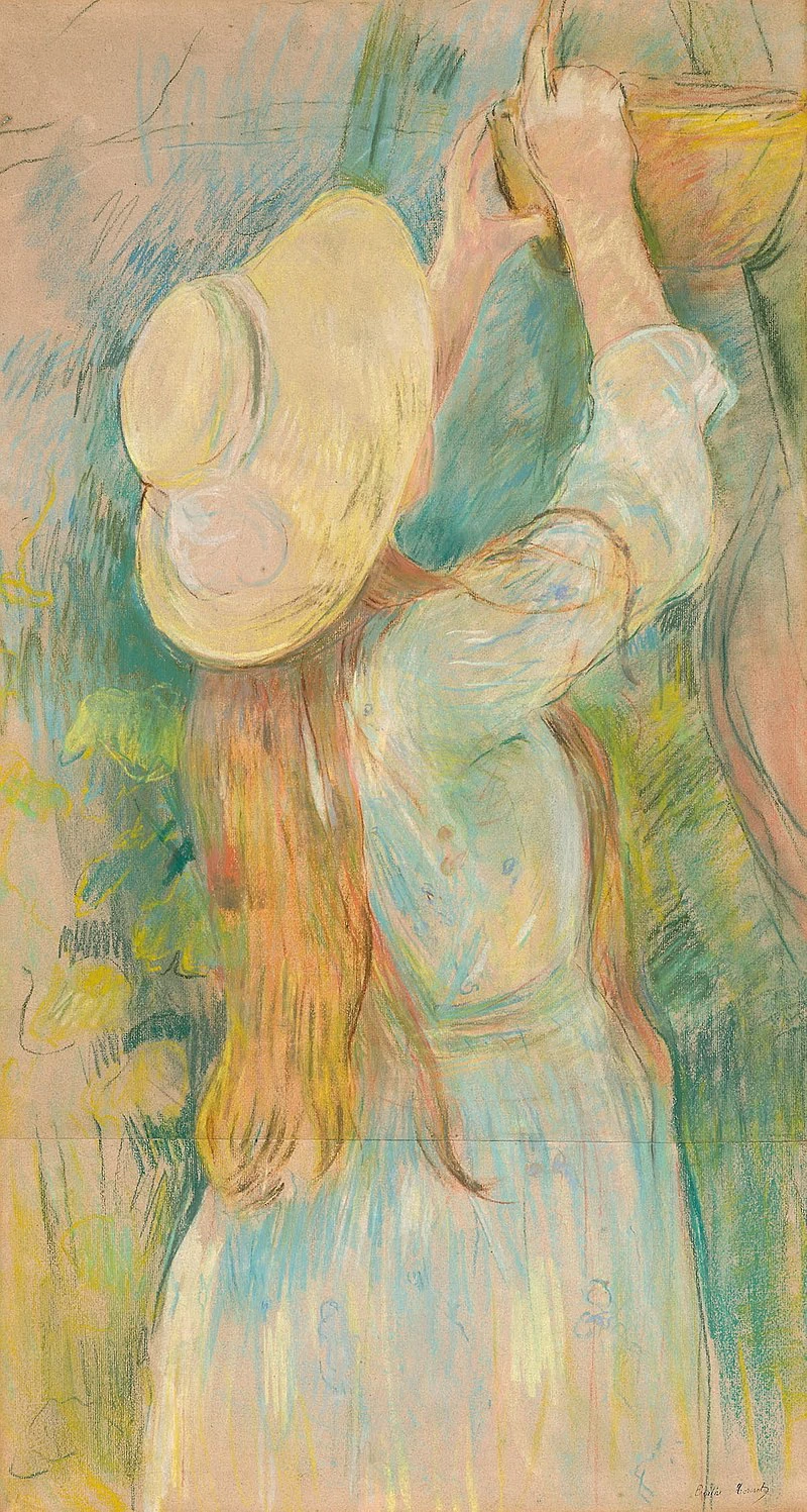 Ragazza che tiene un canestro - Art Institute of Chicago